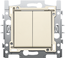 INTERRUPTEUR NIKO 2 ALLUMAGES CREME 100-615