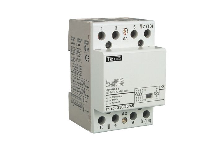 CONTACTEUR TECO 230V 40A 4NO