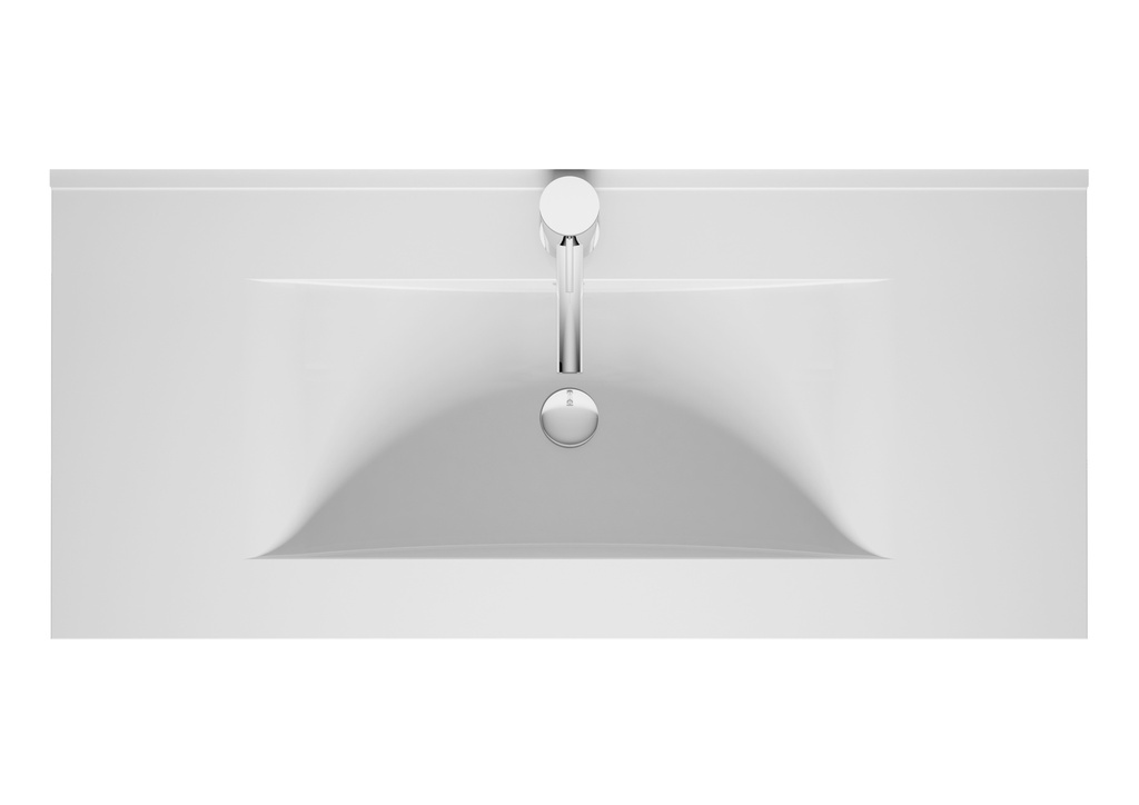 VASQUE CERAMIQUE WAVE NEW ICE 100CM BLANC