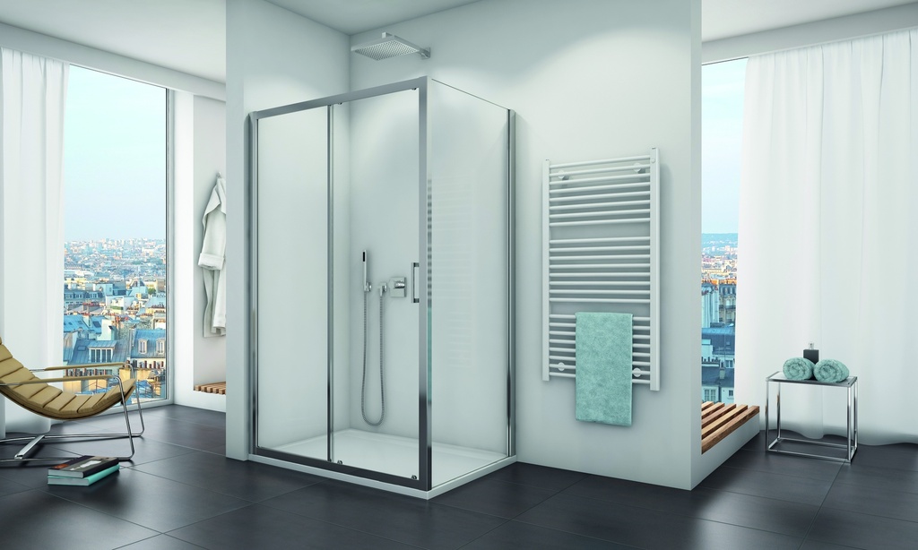 PAROI FIXE SANSWISS TOP-LINE 90CM TRANSPARENT