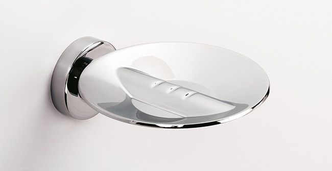 TECNO PORTE SAVON FERME CHROME