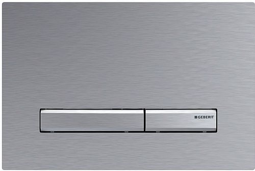 PLAQUE DE COMMANDE GEBERIT SIGMA50 CHROME BROSSE