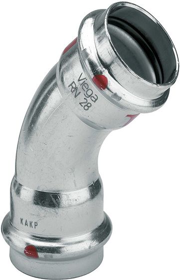 COUDE A SERTIR PRESTABO FF 45° 22mm