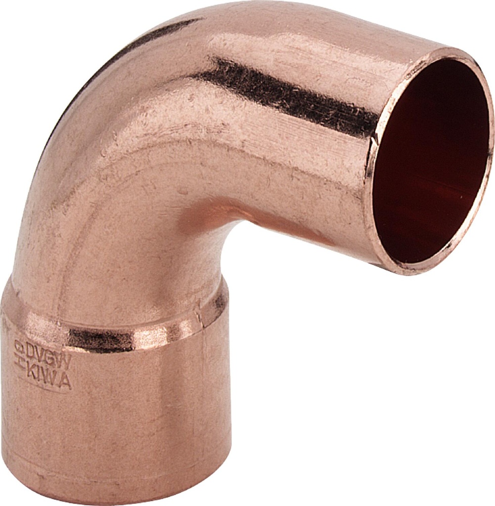 COURBE CU A SOUDER MF 90° 28.