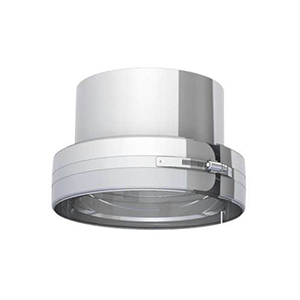 CONNEXION INOX DOUBLE PAROI M A SIMPLE PAROI F 180mm