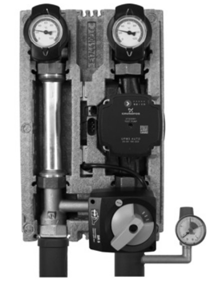 GROUPE POMPE ELCO 1 CIRCUIT MELANGE UPM W3 AUTO 25-50