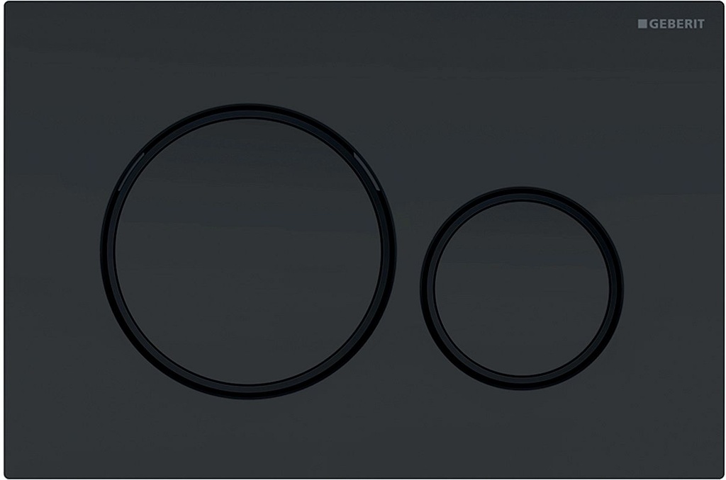 PLAQUE DE COMMANDE GEBERIT SIGMA 20 NOIR MAT 115.882.DW.1