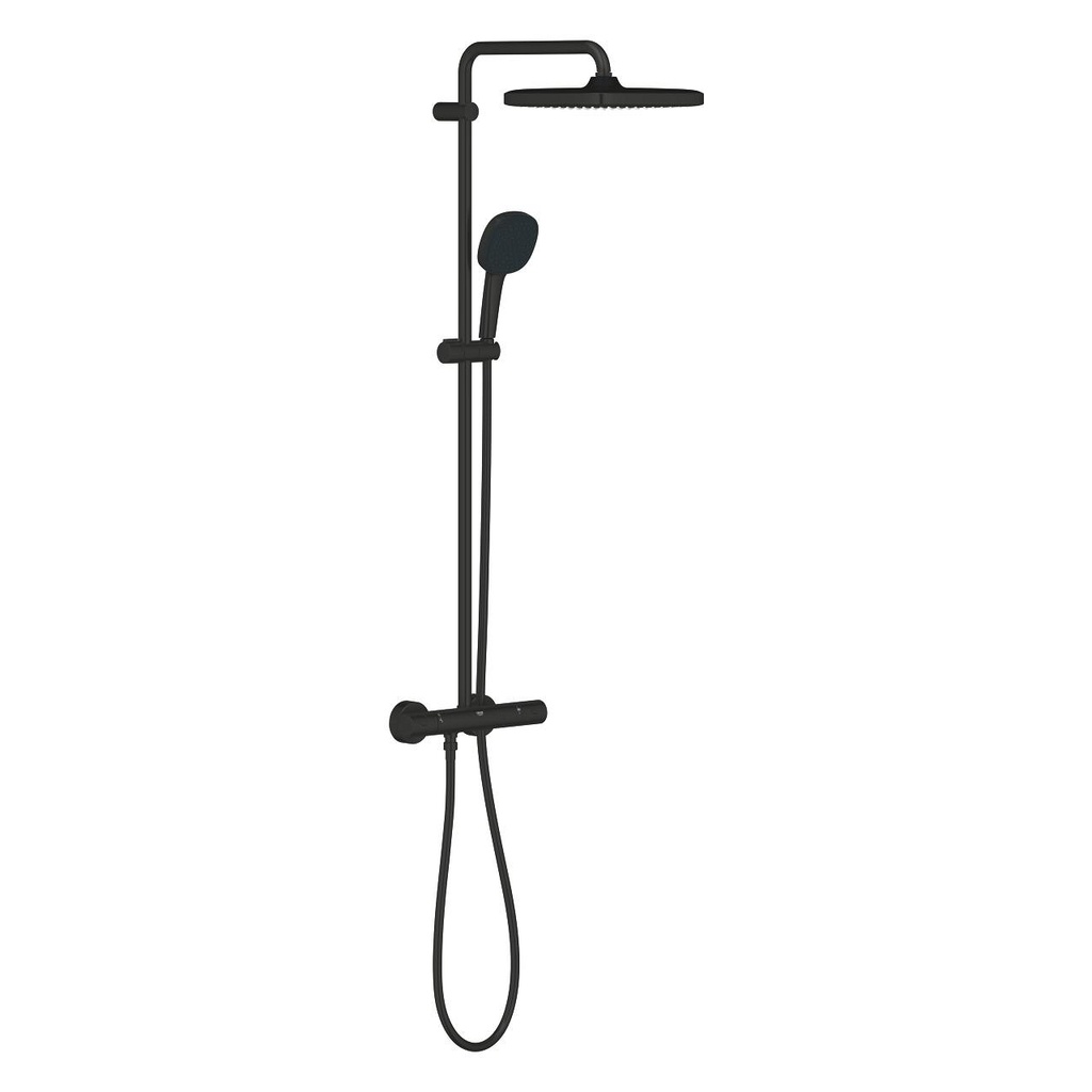 SHOWERPIPE GROHE TEMPESTA COSMOPOLITAN NOIR MAT CUBE 250