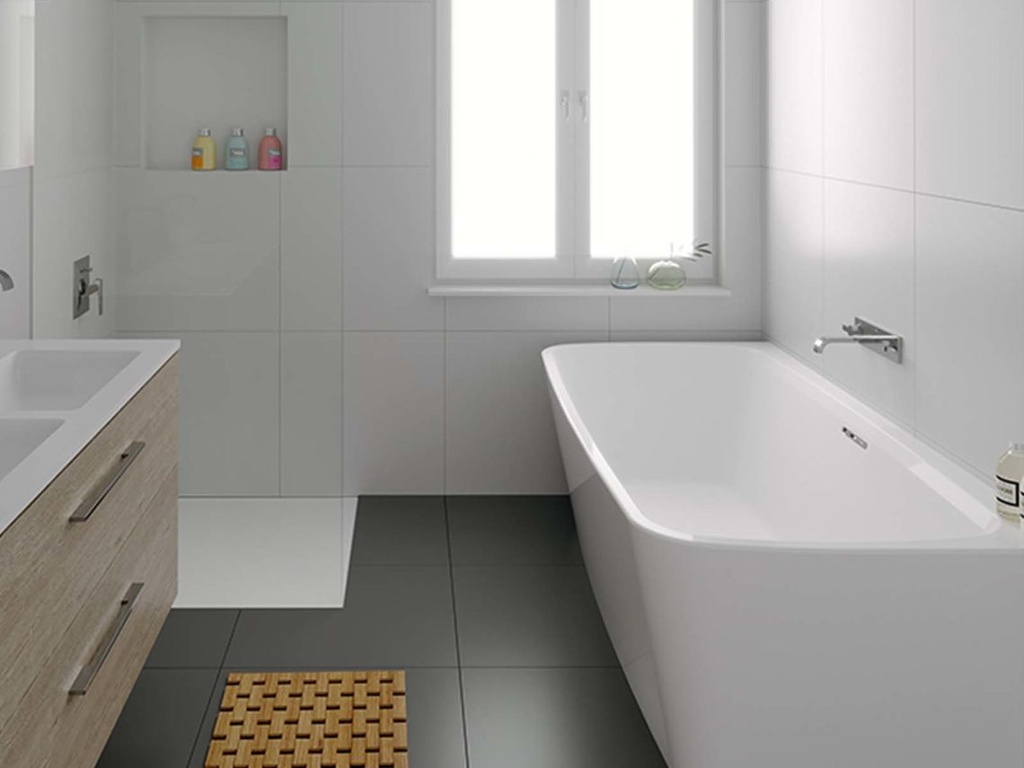 BAIGNOIRE RIHO ADORE BACK-2-WALL 180 X 86 X 56