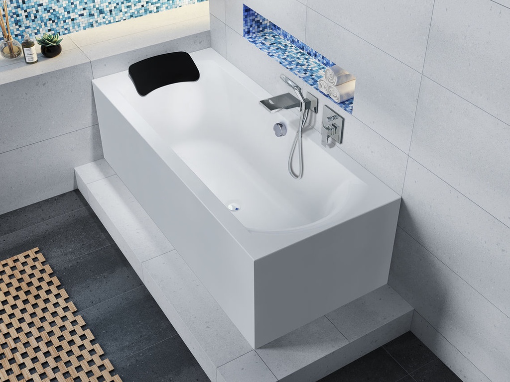 BAIGNOIRE RIHO LINARES PLUG AND PLAY DROITE 180 X 80 BLANC