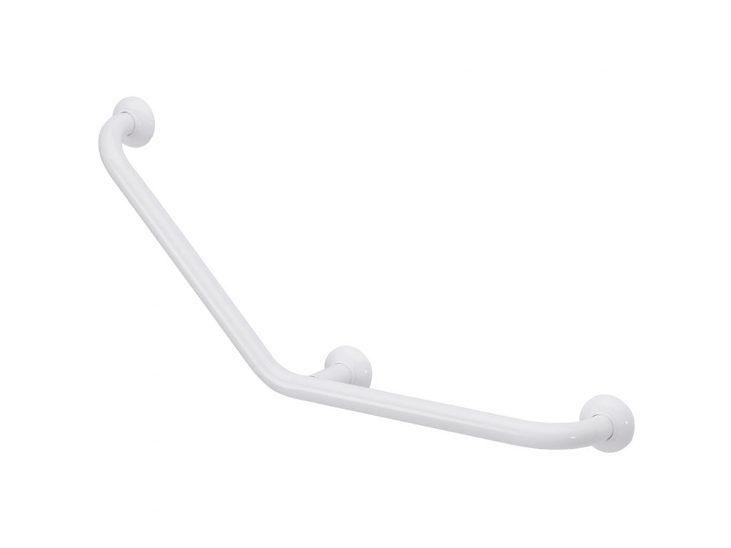 BARRE DE RELEVEMENT PELLET COUDEE A 135° ALU BLANC 400mm X 400mm