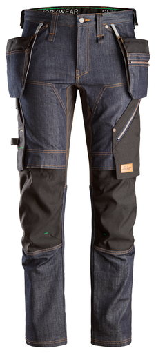 [69556504044] PANTALON DE TRAVAIL SNICKERS DENIM AVEC POCHE FLOTTANTE 6955 TAILLE 044