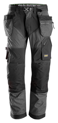 [69025804048] PANTALON SNICKERS AVEC POCHE FLOTTANTE STEEL GREY/BLACK TAILLE 048