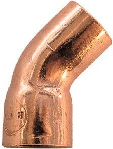 [12122CU] COUDE CUIVRE A SOUDER MF 45° 22.