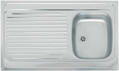 [ES105] EVIER INOX A POSER 100 X 50