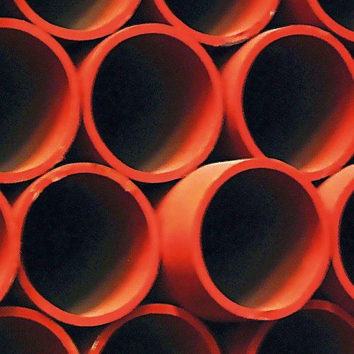 [T3N] TUBE 3 POUCES ACIER ROUGE ISO MEDIUM 6 Mètres
