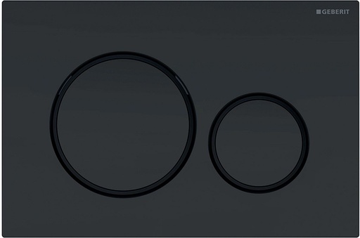 [115882161] PLAQUE DE COMMANDE GEBERIT SIGMA 20 NOIR MAT LAQUE 115882161