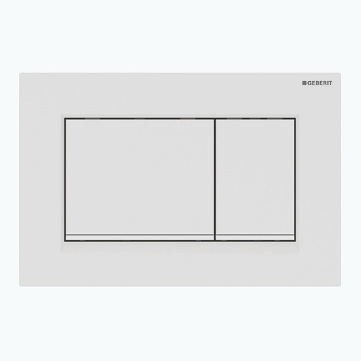 [115883011] PLAQUE DE COMMANDE GEBERIT SIGMA30 BLANC MAT