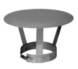 [FU16080DET] CHAPEAU INOX STANDARD SIMPLE PAROI  80