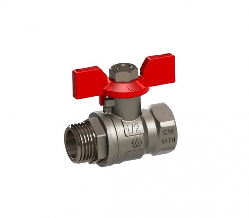 [VPAP3/4] VANNE A BILLE PAPILLON MF 3/4