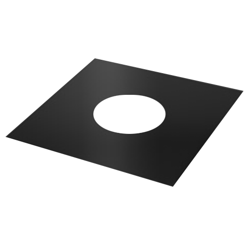 [X038B130] PLAQUE DE FINITION INOX DOUBLE PAROI 130mm