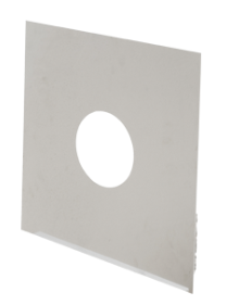 [A06B180] PLAQUE DE FINITION INOX 350mm X 350mm 180mm