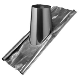 [V021150] SOLIN PLOMB INOX DOUBLE PAROI 30 A 45° 150mm