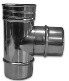[DSA387130] TE A VISSER 87° POUR FLEXIBLE INOX 130mm