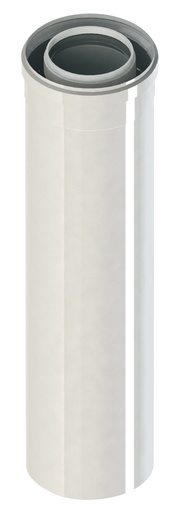 [CPALUTA5S06/10] ALLONGE VENTOUSE PP/ALU EXPO INOX 50cm 60/100