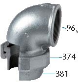 [963/8G] COUDE UNION FF 3/8 GALVA