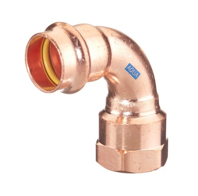 [CAGS1/2F18] COUDE A SERTIR V-PRESS AQUAGAS 1/2F X 18mm