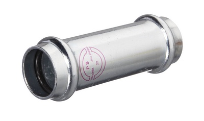 [MRAS54F] MANCHON COULISSANT A SERTIR V-PRESS ELECTROZINGUE 54mm