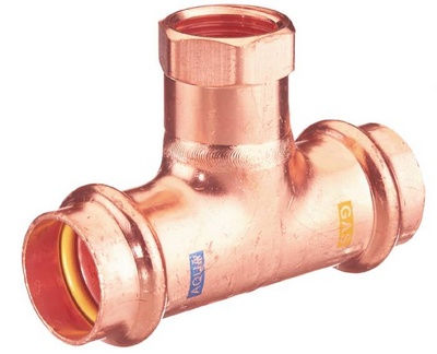 [130181/218AGS] TE A SERTIR V-PRESS AQUAGAS 18mm X 1/2F X 18mm