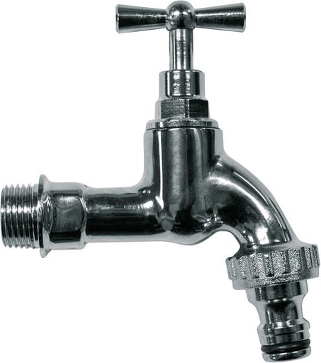 [RDSC1/2FIXAFLEX] ROBINET DOUBLE SERVICE CHROME 1/2