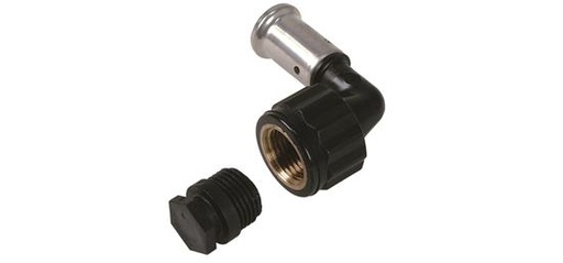 [CALPS3/4F26H] COUDE ALPEX A SERTIR HENCO PVDF 3/4F X 26mm