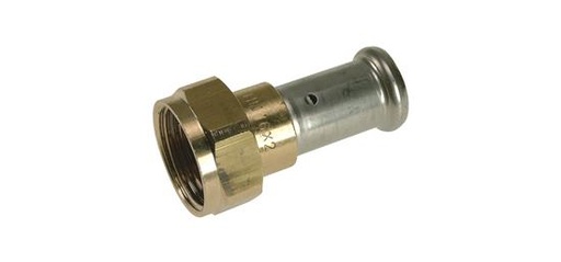 [RUALPS1/2F16HL] RACCORD UNION ALPEX A SERTIR HENCO 1/2F X 16mm