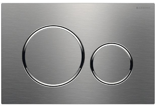 [115.882.SN.1] PLAQUE DE COMMANDE GEBERIT SIGMA20 INOX 115.882.SN.1