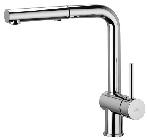 [LIG285CR-MET] MITIGEUR EVIER PAFFONI LIGTH AVEC DOUCHETTE 2 JETS CHROME