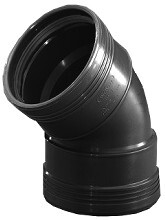 [CS44W] COUDE A JOINT PP WAVIN 45° FF 90mm