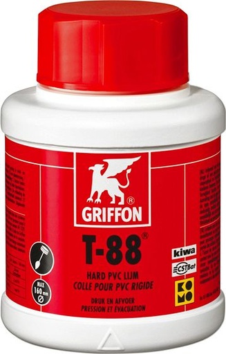 [T88-1000MLNICOLL] COLLE RAPIDE POUR PVC 1 LITRE