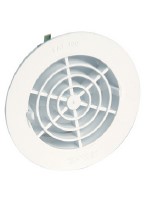 [GATM125NICOLL] GRILLE PVC BLANC RONDE AVEC MOUSTIQUAIRE 125mm