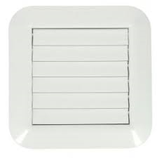 [GOTLBNICOLL] GRILLE A VOLETS MOBILES BLANC 100mm - 110mm - 125mm