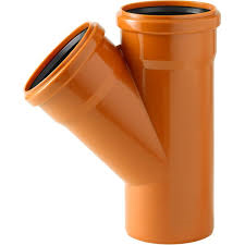 [GRESY200NICOLL] TE PVC 45° MF 200MM JOINT LIBRE ROUGE