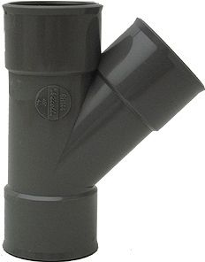 [BJ144] TE PVC A COLLER 45° FF 50MM