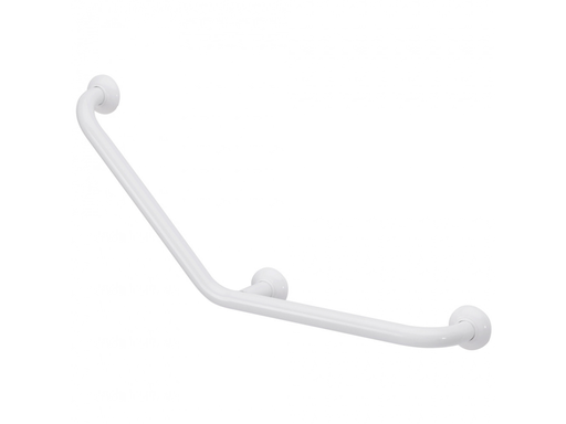 [049270] BARRE DE RELEVEMENT PELLET COUDEE A 135° ALU BLANC 400mm X 400mm