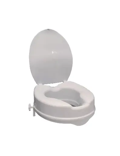 [047572] REHAUSSE AVEC ABATTANT BLANC PELLET POUR WC STANDARD