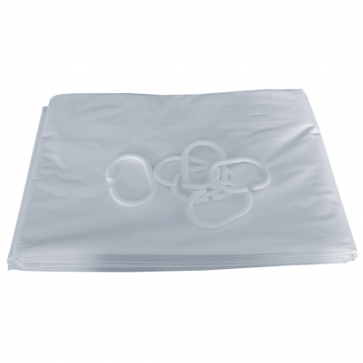 [804090] RIDEAUX DE DOUCHE PELLET 180*90