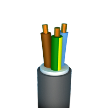 [XVB3G2.5] CABLE XVB 3G2.5 ROULEAU DE 100M